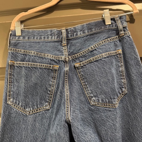 Abercrombie & Fitch High Rise Wide Leg Jeans Women’s Size 29 Medium Wash - Picture 4 of 5